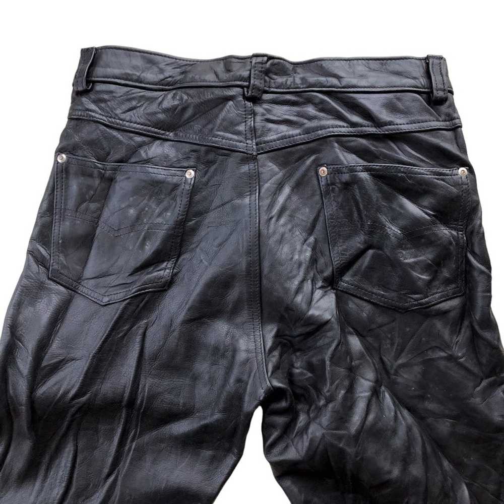 Leather × Made In Usa × Schott SCHOTT N.Y.C Black… - image 5