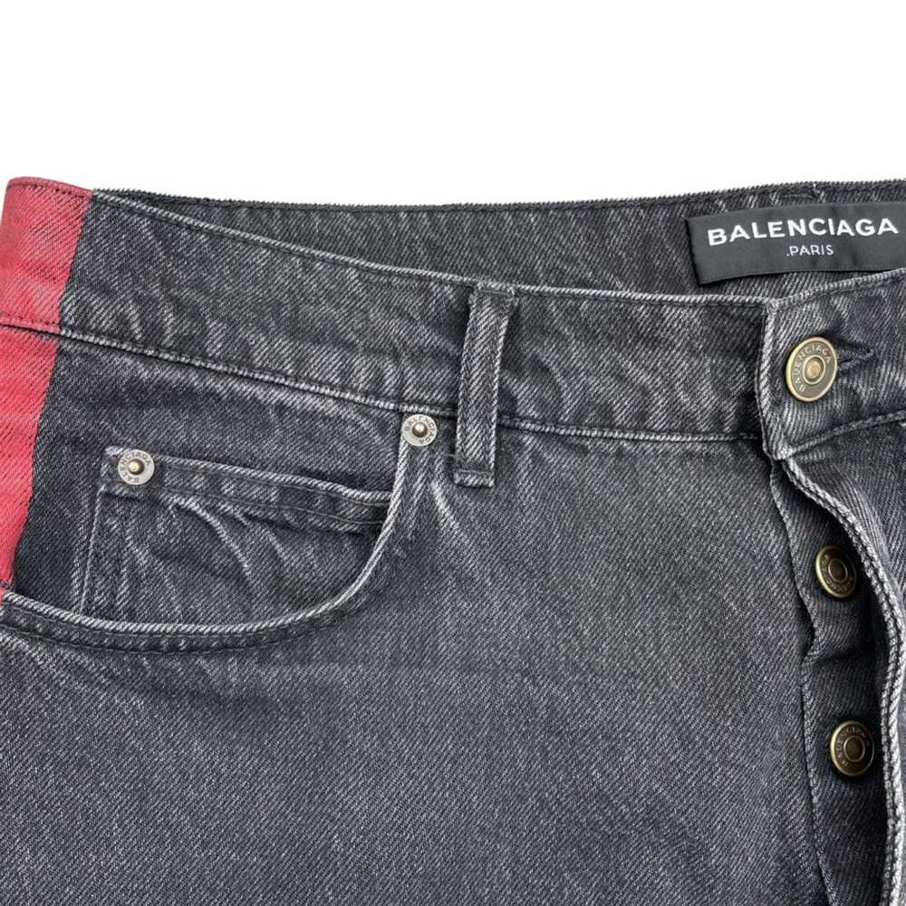 Balenciaga SS17 Red Stripe Jeans - image 11