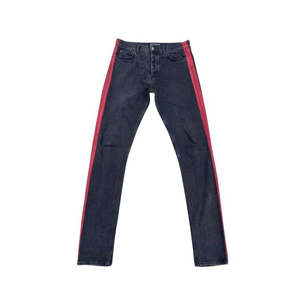 Balenciaga SS17 Red Stripe Jeans - image 1