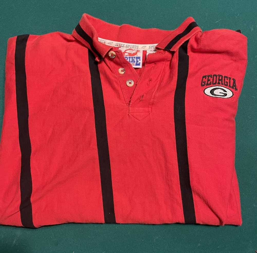 Ncaa × Streetwear × Vintage Vintage UGA Polo Shirt - image 1