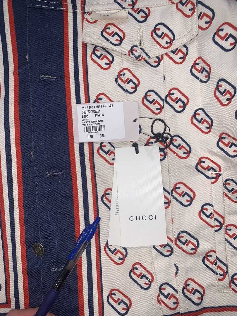 Gucci Gucci Twill Monogram Denim Jacket - image 3