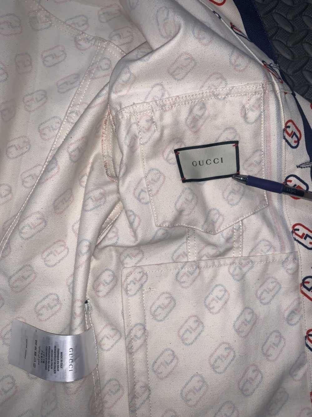 Gucci Gucci Twill Monogram Denim Jacket - image 6