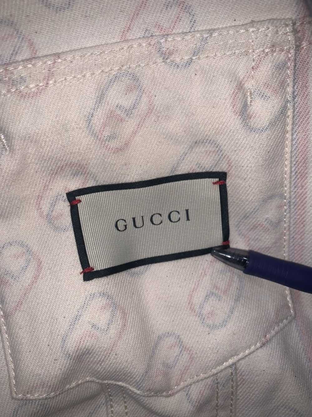 Gucci Gucci Twill Monogram Denim Jacket - image 7