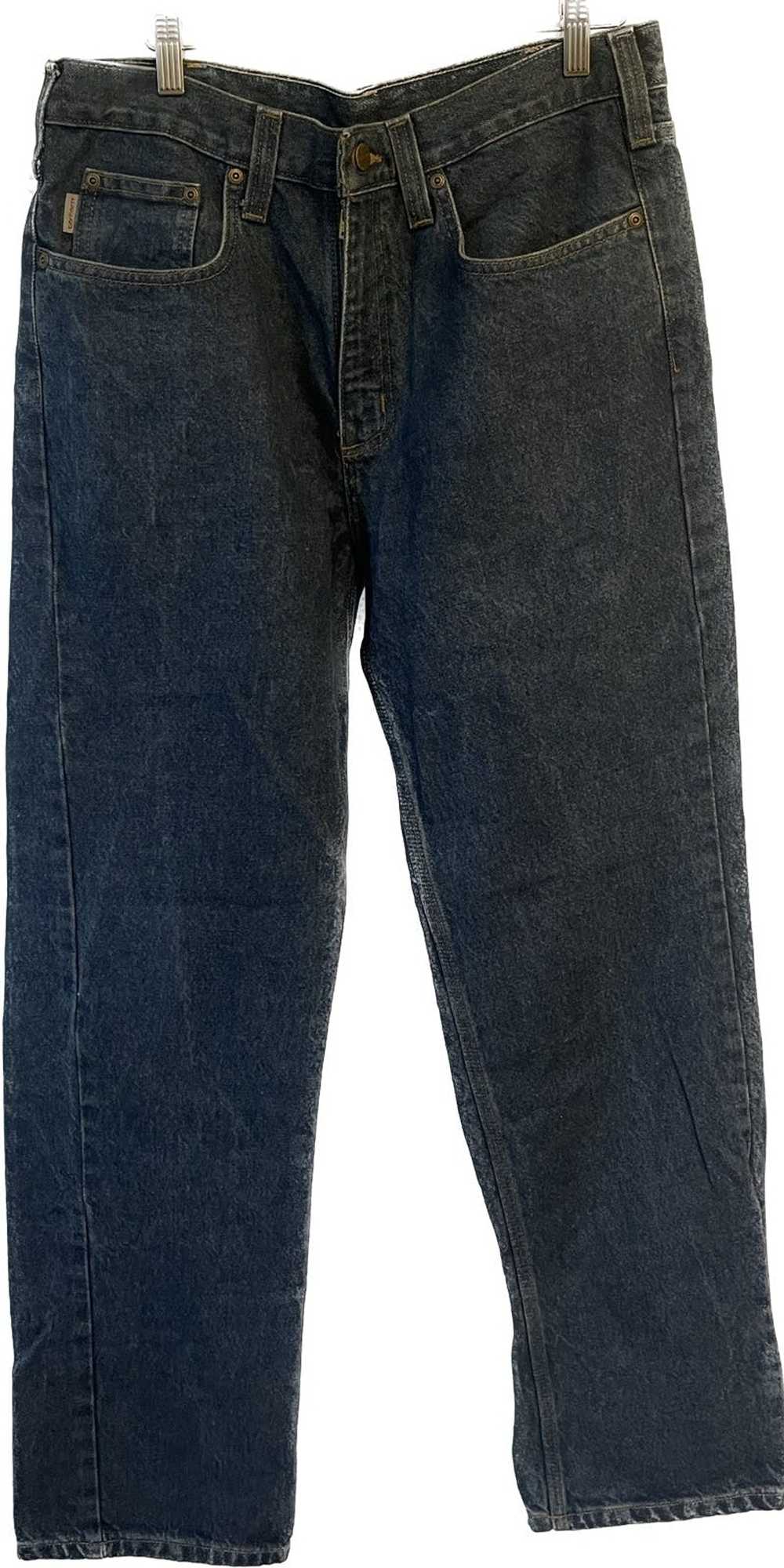 Carhartt Vintage Carhartt dark wash denim pants - image 2