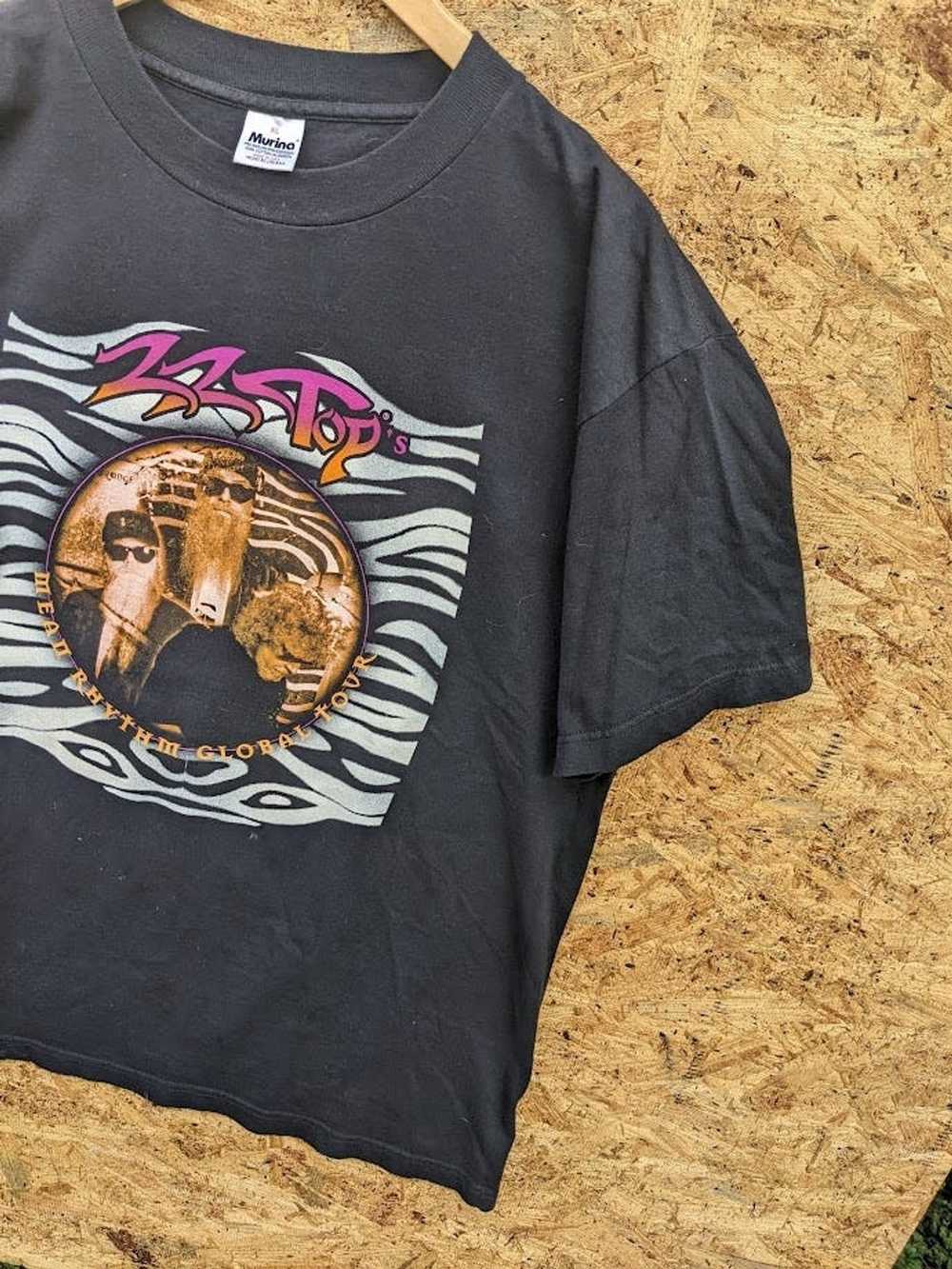 Band Tees × Vintage VTG 90s ZZ Top Mean Rhythm Gl… - image 2