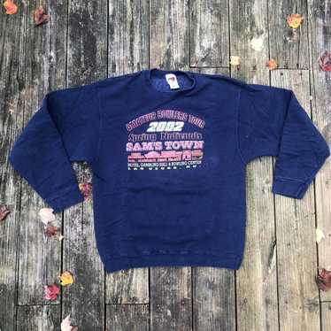 Vintage Vintage Navy And Red Bowling Small Town S… - image 1