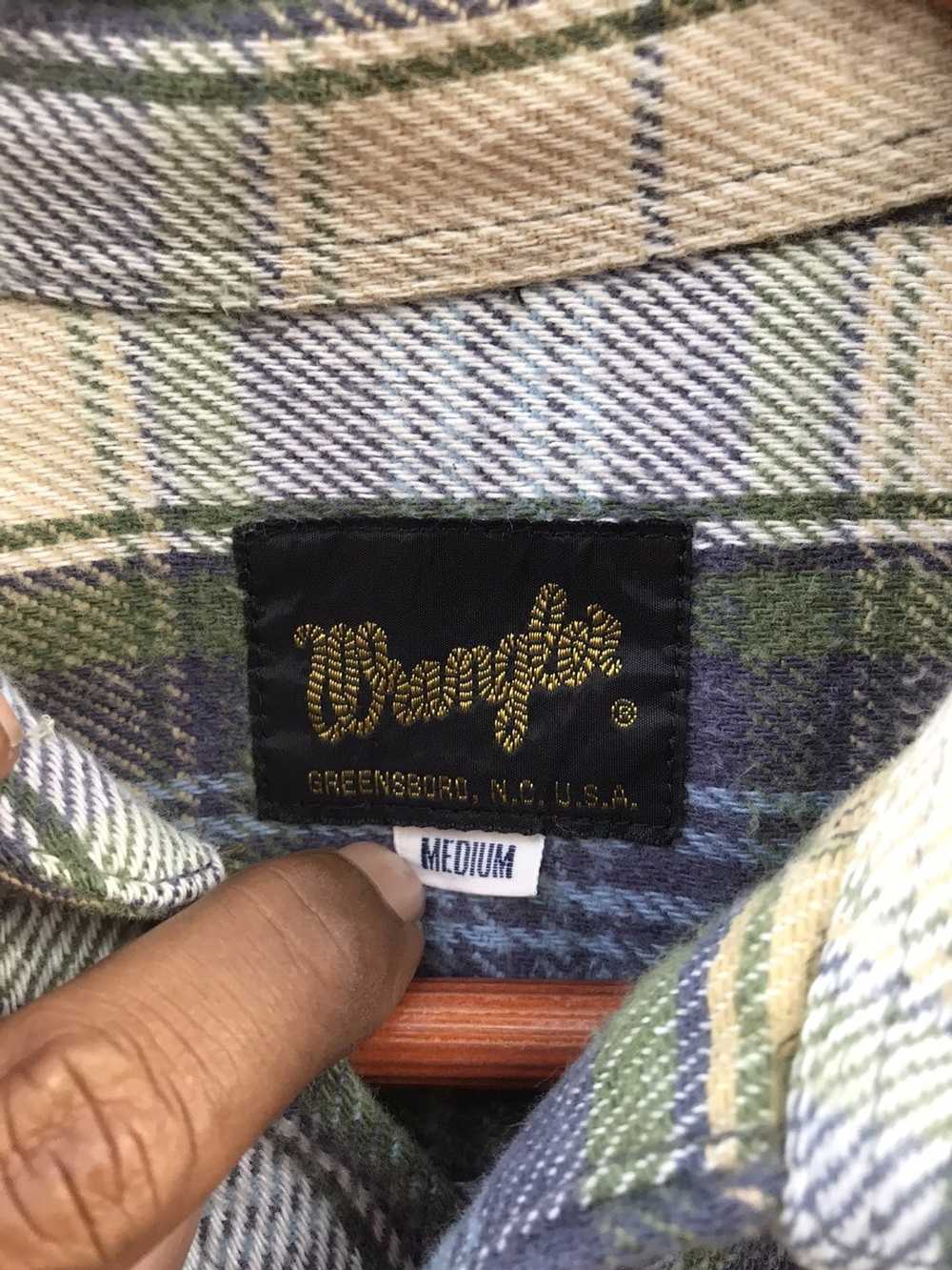 Flannel × Vintage × Wrangler Vintage Wrangler Woo… - image 6