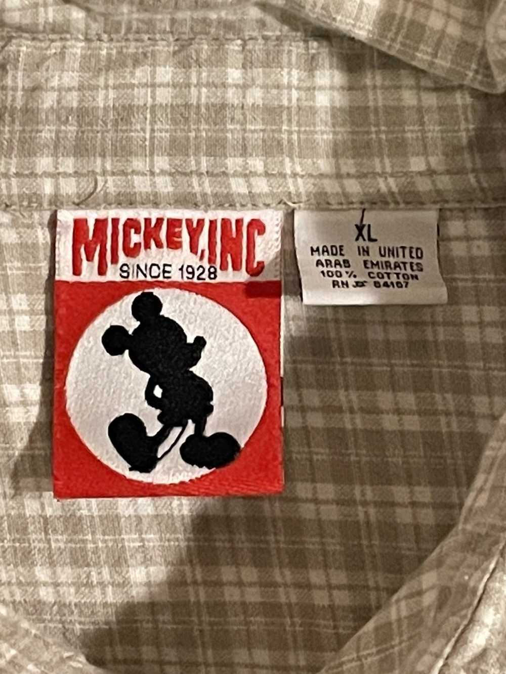 Mickey Inc Vintage Mickey Inc. Disney Button Shir… - image 3