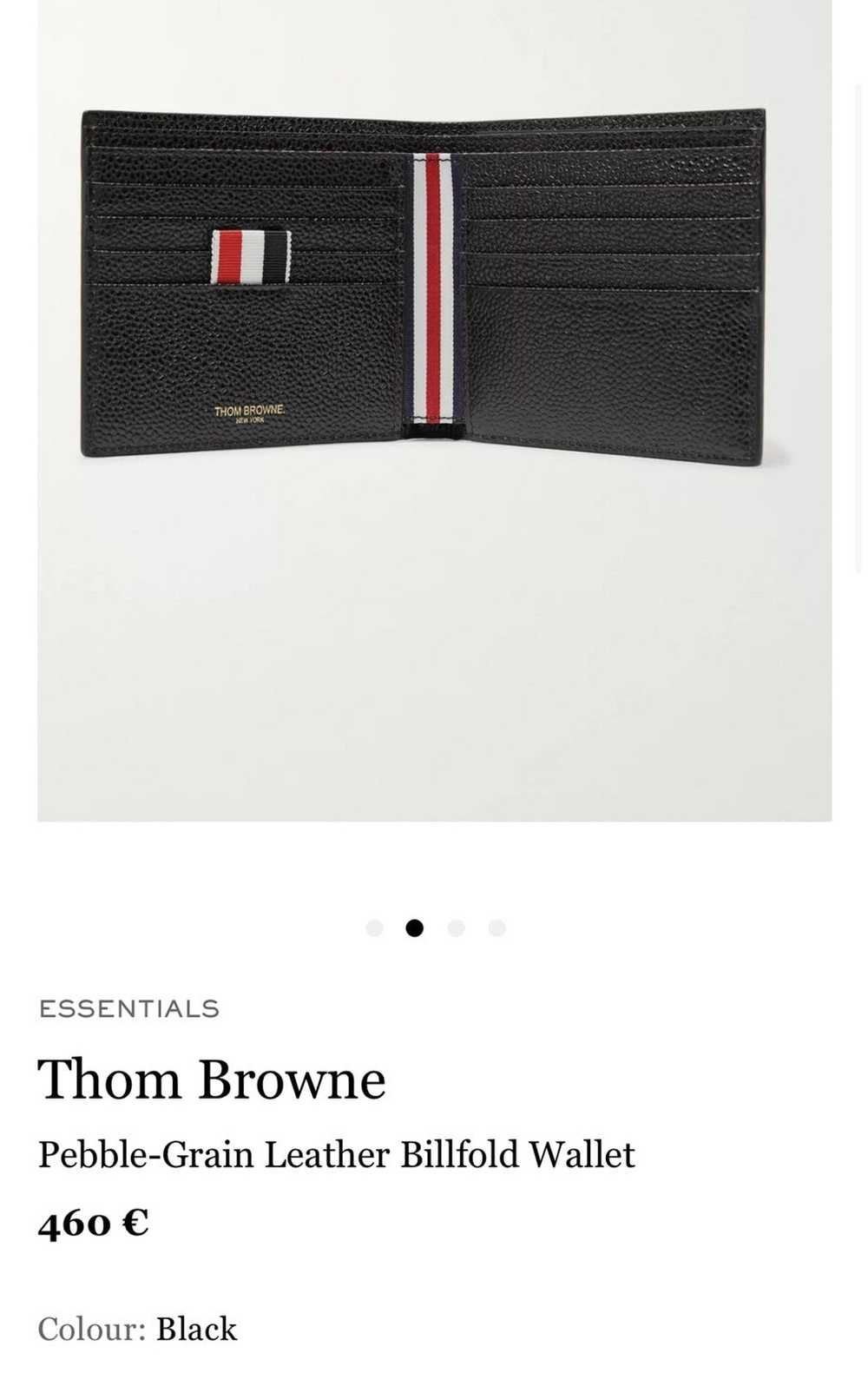 Thom Browne Pebble-Grain Leather Billfold Wallet - image 9