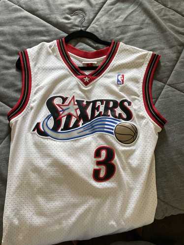 Two things I love, @mitchellandness Sixers gear and talking Sixers