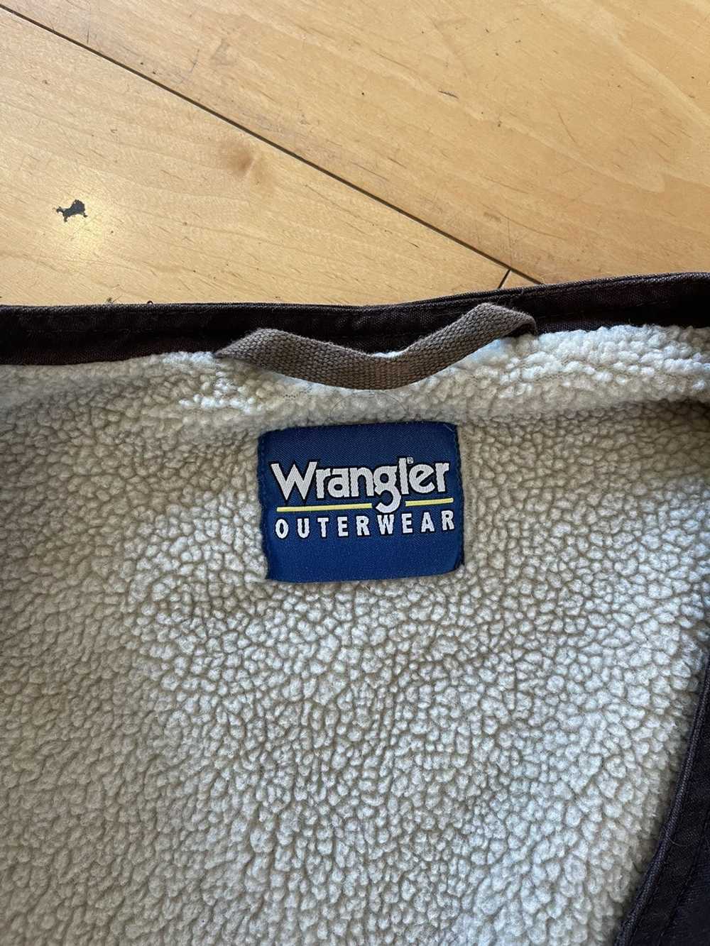 Vintage × Wrangler Vintage 90’s Wrangler Vest Bro… - image 3