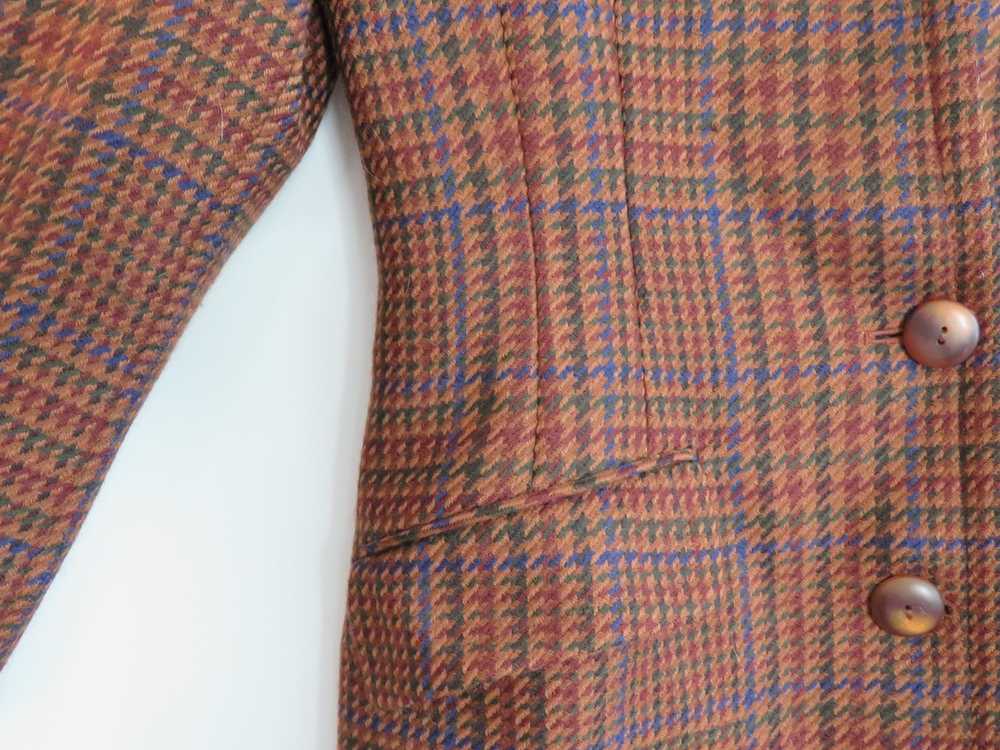 Vintage VINTAGE MR JAX Brown Houndstooth Check 10… - image 3