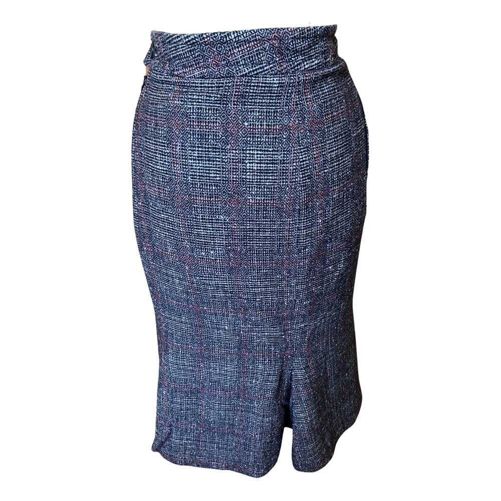 Yves Saint Laurent Wool mid-length skirt - image 1