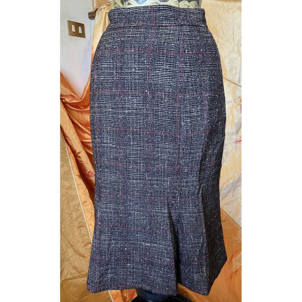 Yves Saint Laurent Wool mid-length skirt - image 2