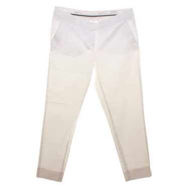 Seductive Trousers Cotton in White - image 1