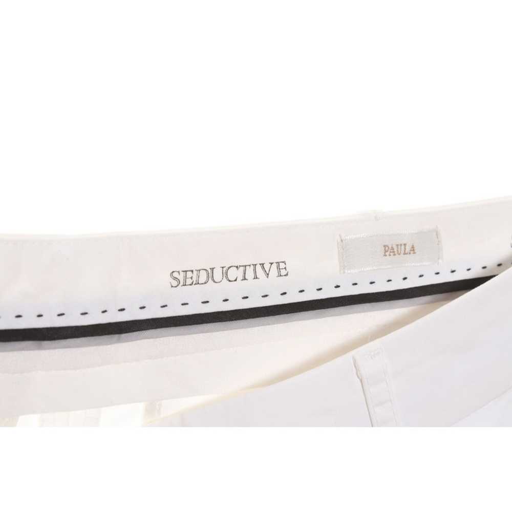 Seductive Trousers Cotton in White - image 4