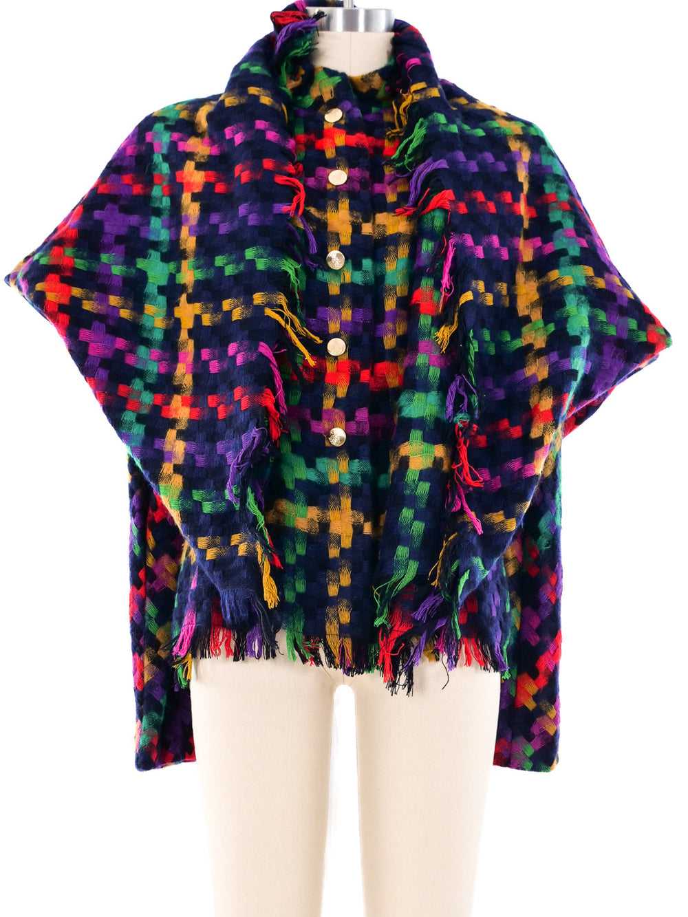 Pauline Trigere Woven Blazer with Scarf - image 7