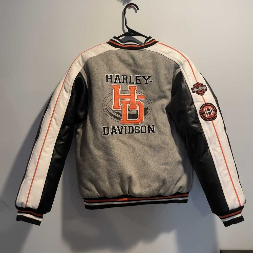 Harley Davidson Harley Davidson Varsity Jacket / … - image 3