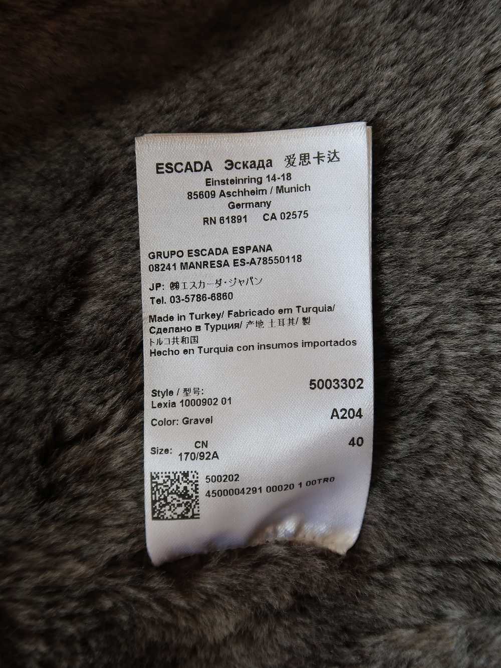 Escada Sport Suede Lamb Leather Women Cape Coat P… - image 10