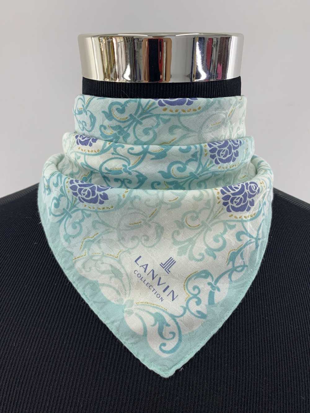 Lanvin × Vintage Lanvin Handkerchief Neckerchief … - image 1