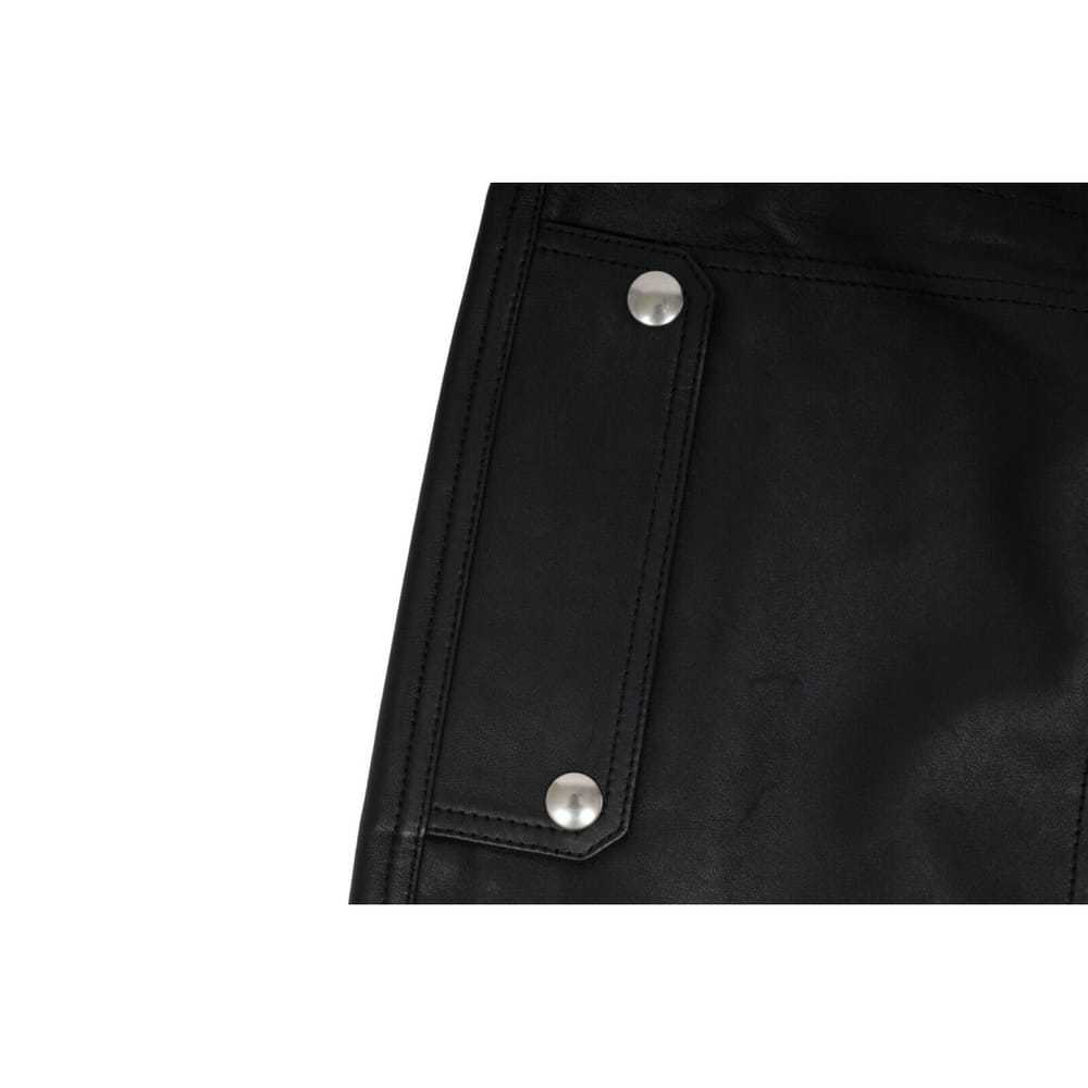 Acne Studios Leather mini skirt - image 3