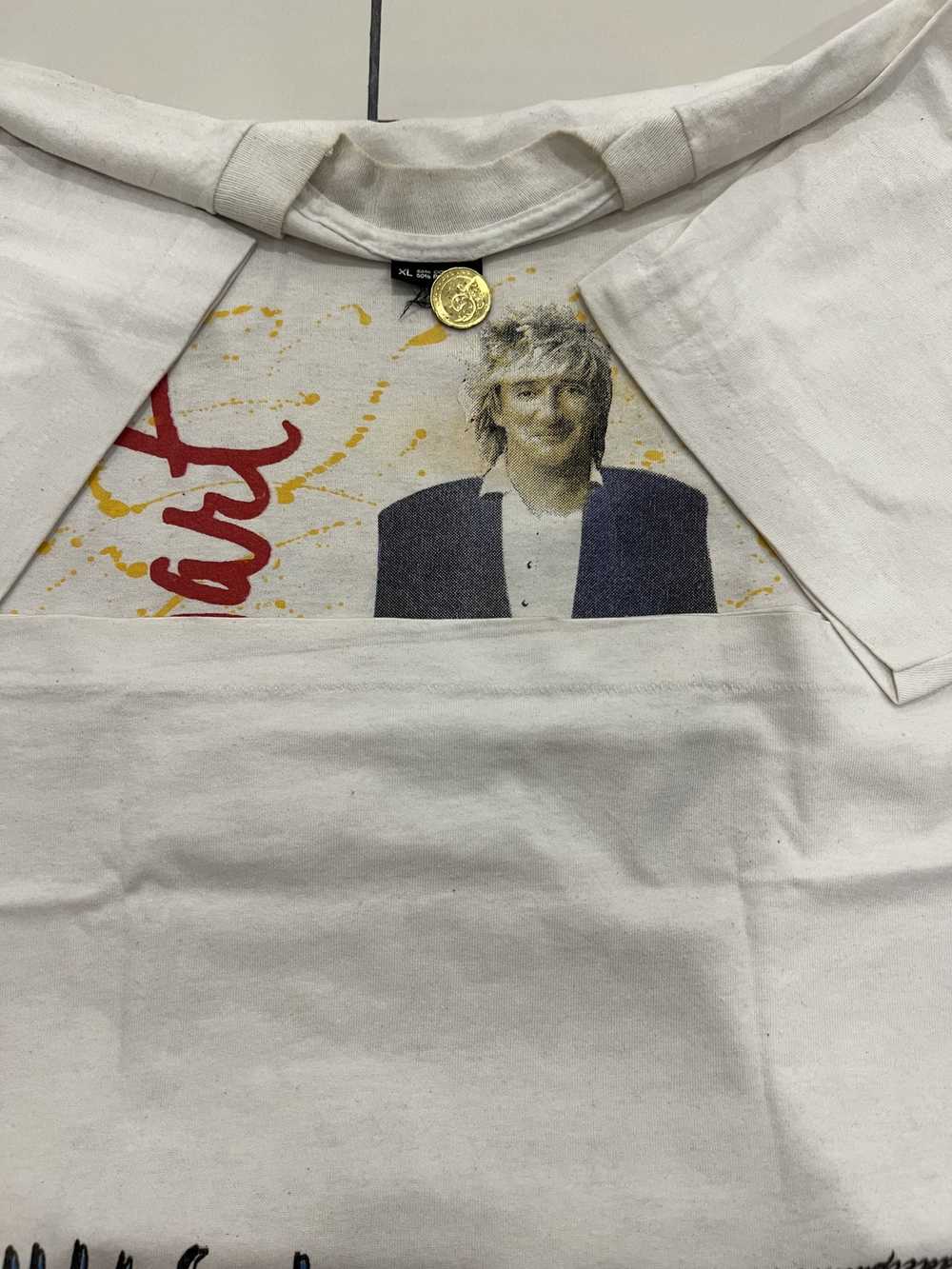 Band Tees × Vintage Vintage Rod Stewart Vagabond … - image 3