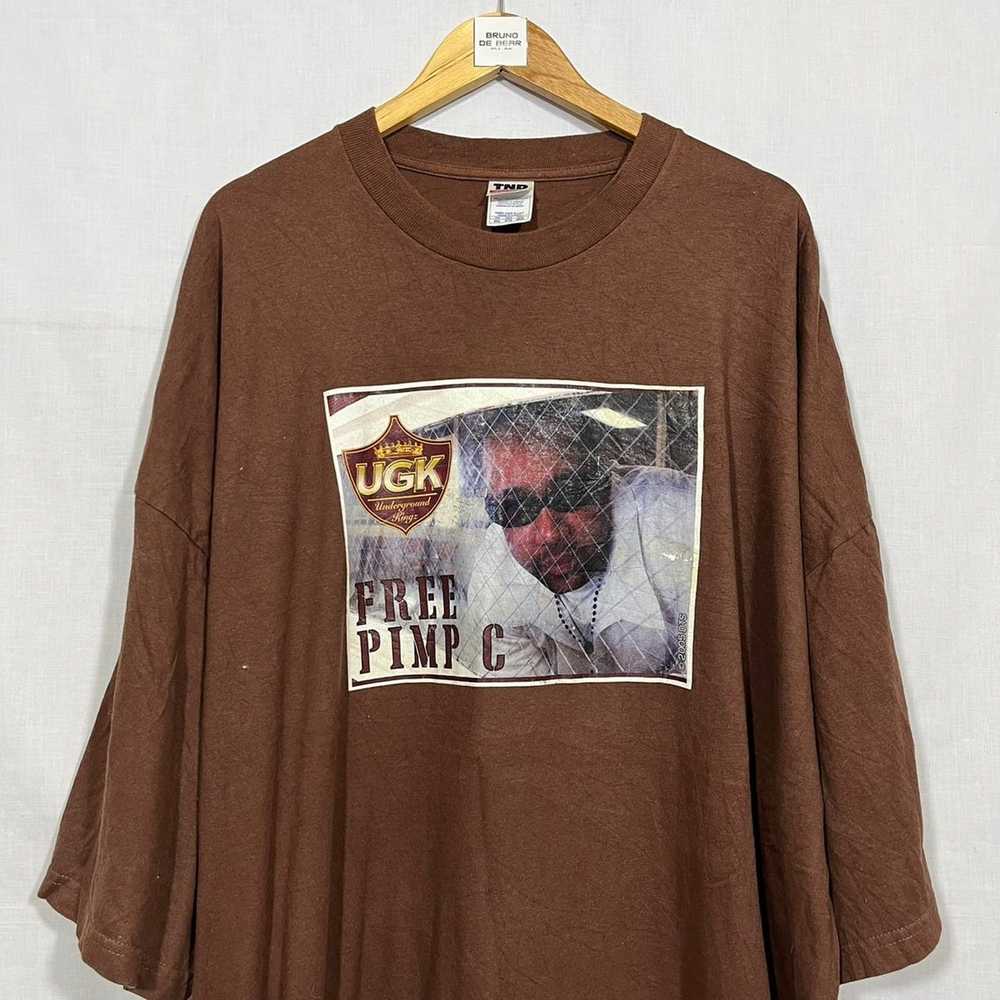 Rap Tees × Vintage Vintage Free Pimp C UGK "Under… - image 2