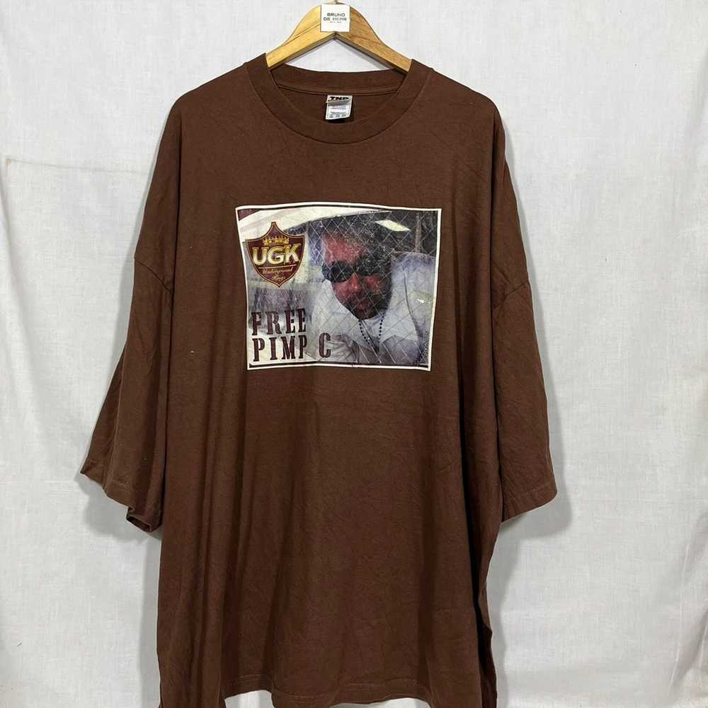 Rap Tees × Vintage Vintage Free Pimp C UGK "Under… - image 3