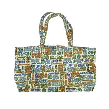 Art × Streetwear × Vintage 70s DANCE FLOWER TOTE … - image 1