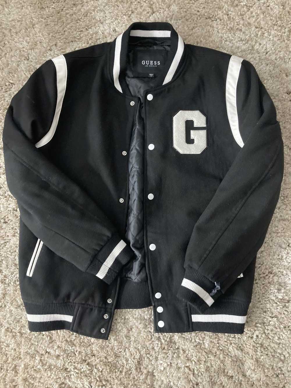 Guess × Vintage Guess Bomber Jacket Embroided Vin… - image 1