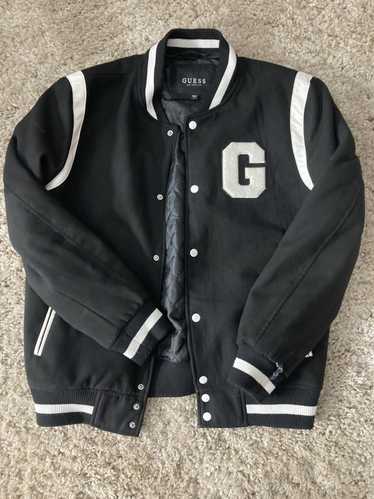 Guess × Vintage Guess Bomber Jacket Embroided Vin… - image 1