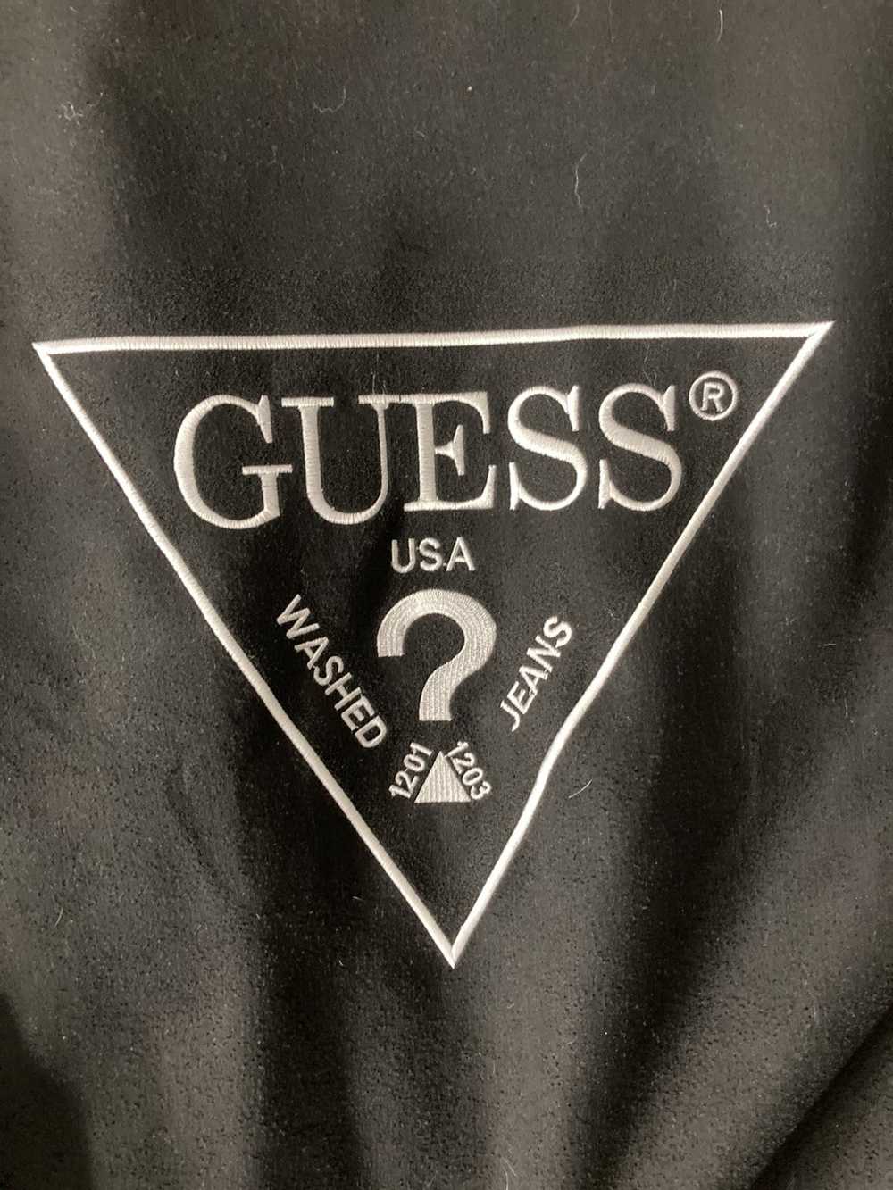 Guess × Vintage Guess Bomber Jacket Embroided Vin… - image 4