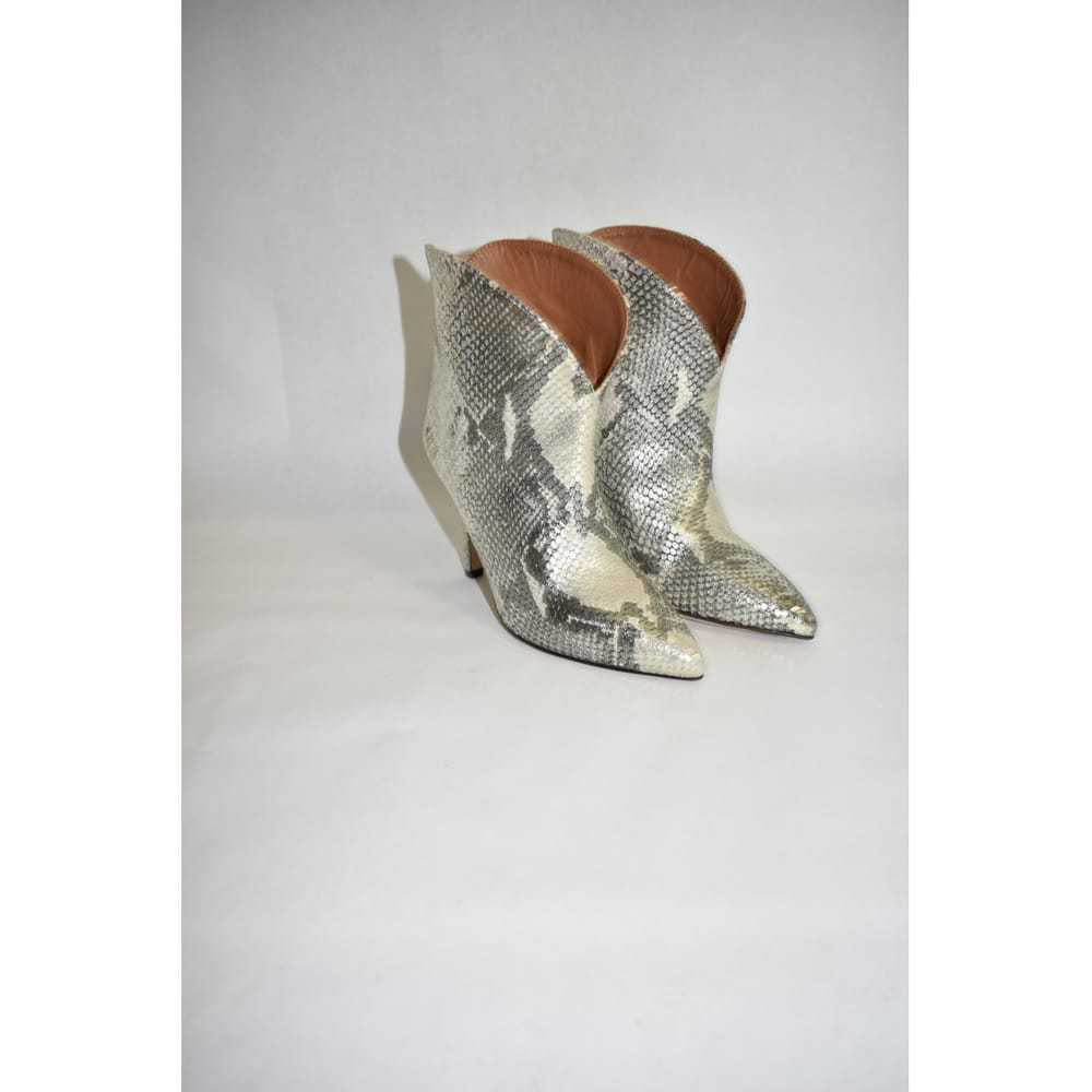 Paris Texas Python ankle boots - image 8