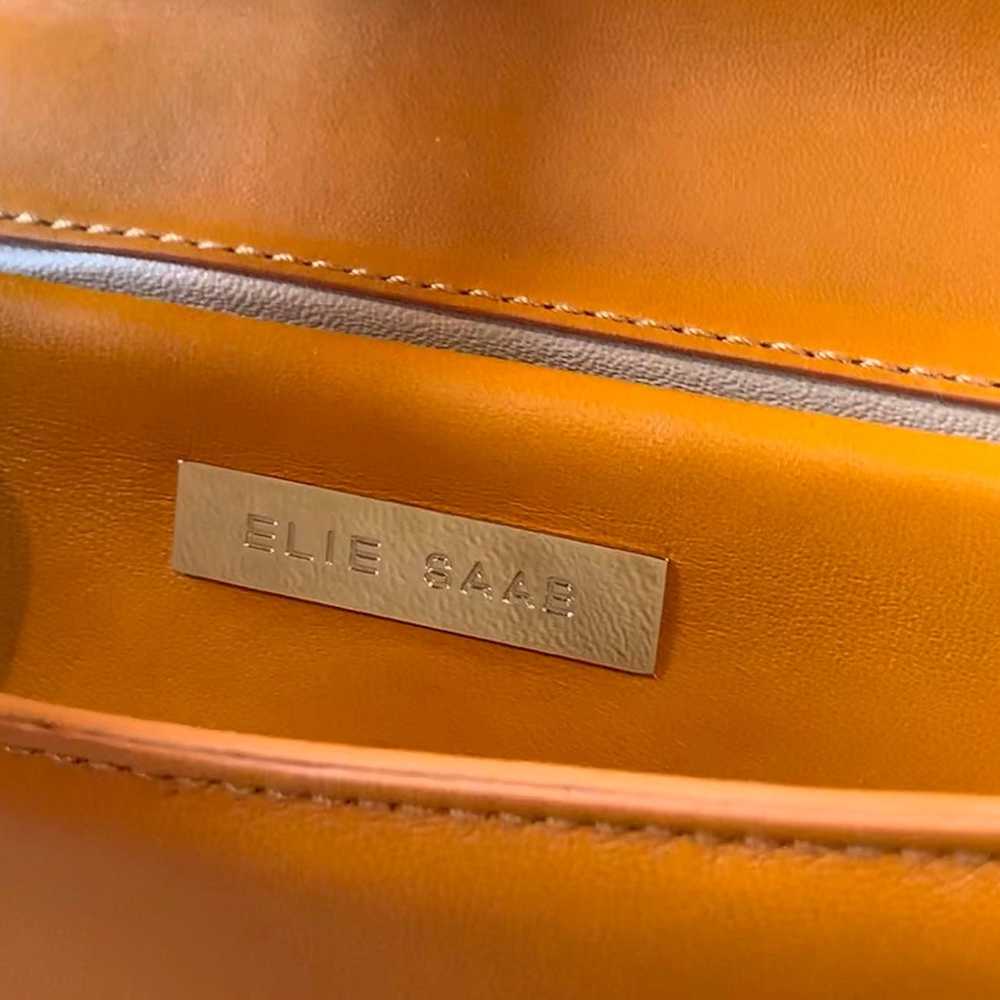 Other Elie Saab Tan Leather Clutch Bag - image 9