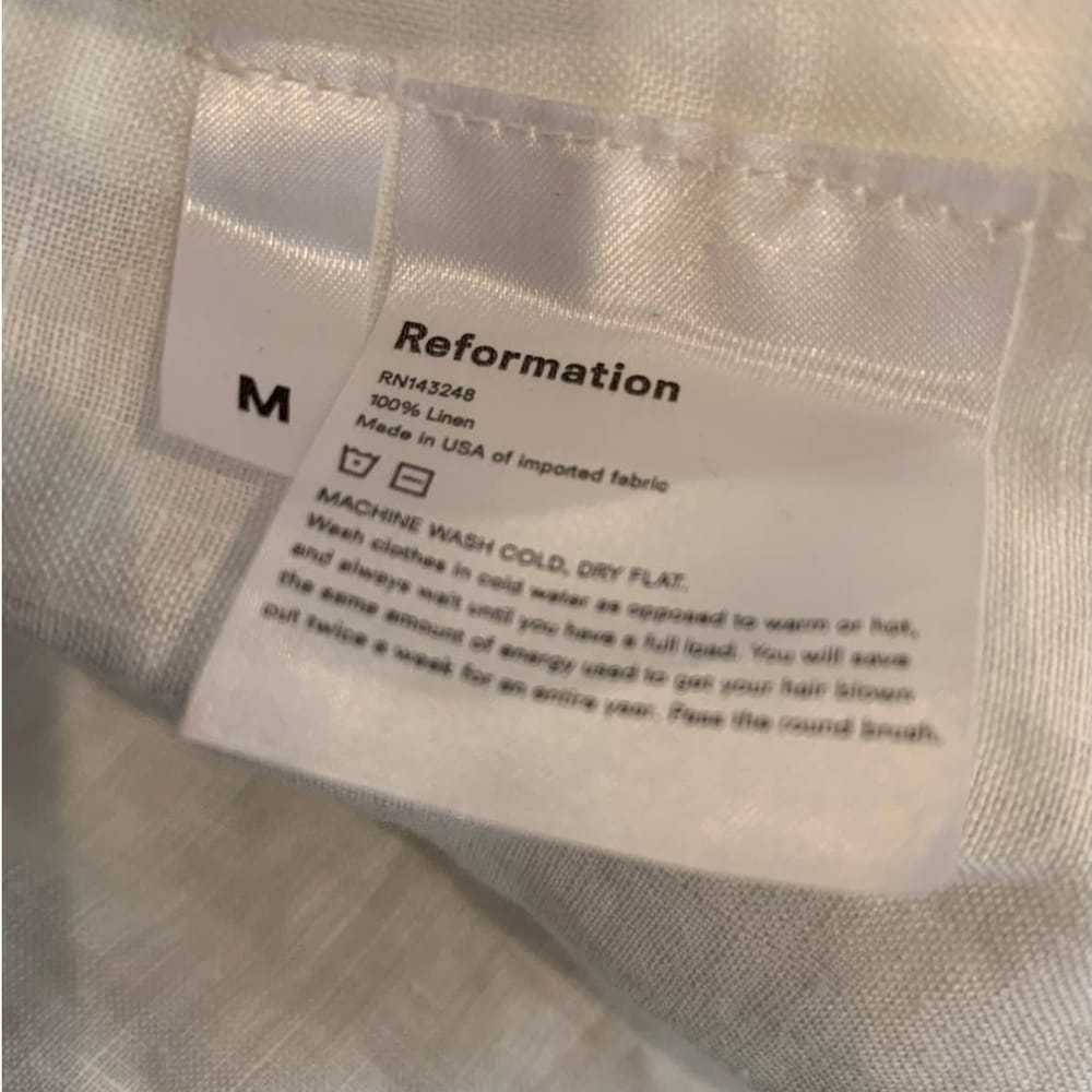 Reformation Linen mini dress - image 8