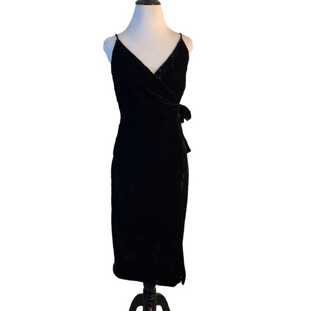 Designer C/Meo Collective Black Velvet Dress - image 1