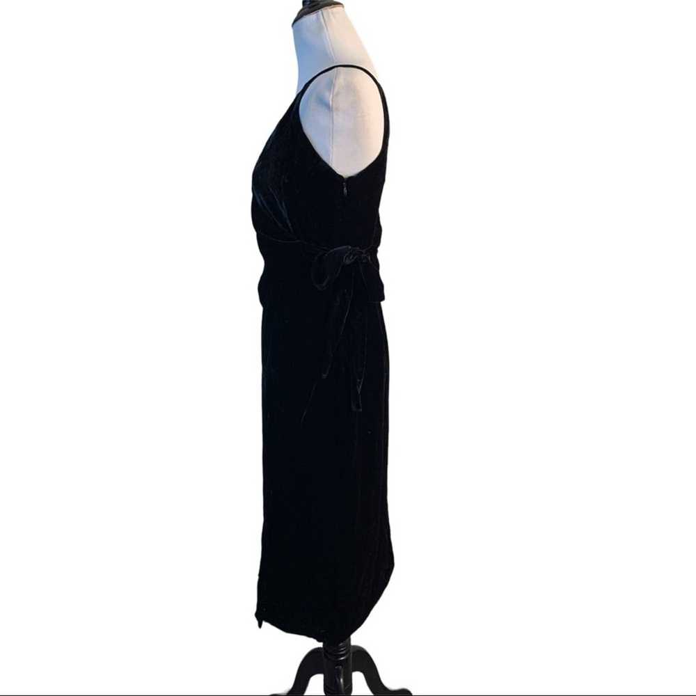 Designer C/Meo Collective Black Velvet Dress - image 2