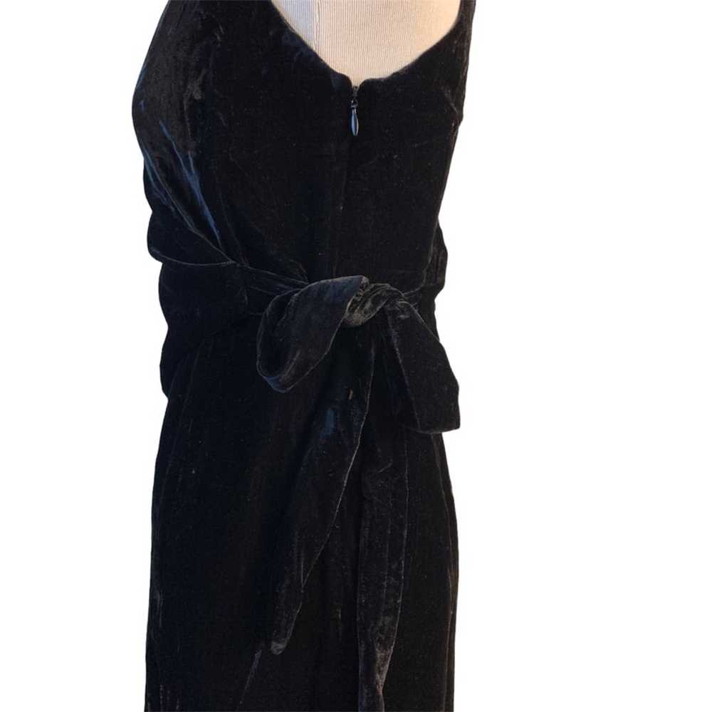 Designer C/Meo Collective Black Velvet Dress - image 3