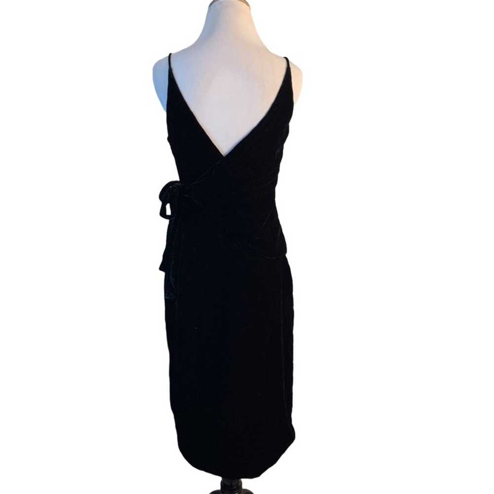 Designer C/Meo Collective Black Velvet Dress - image 4