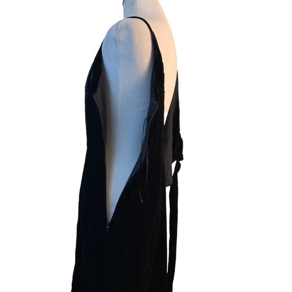 Designer C/Meo Collective Black Velvet Dress - image 5