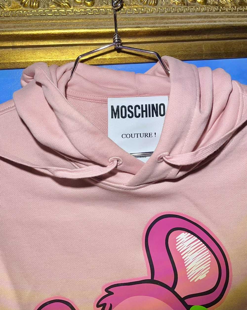 Moschino Pink Moschino Moschino Illustrated Straw… - image 3