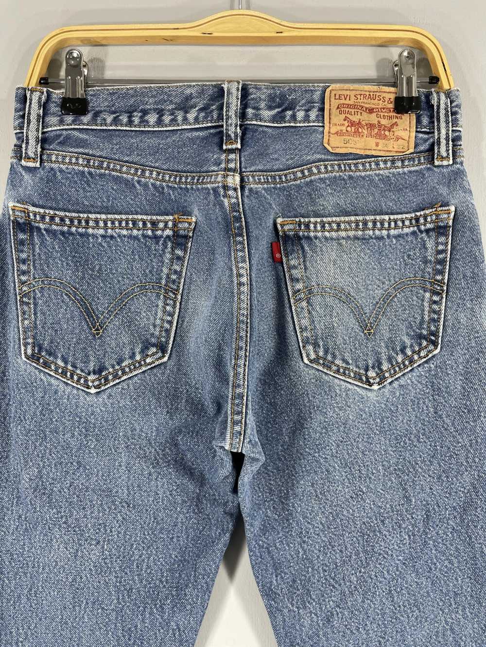 Distressed Denim × Jean × Levi's W31 L30 Vintage … - image 10