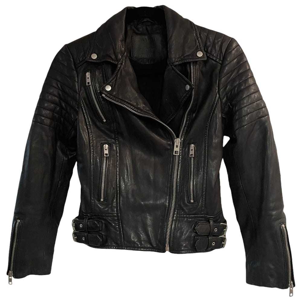 All Saints Leather biker jacket - image 1