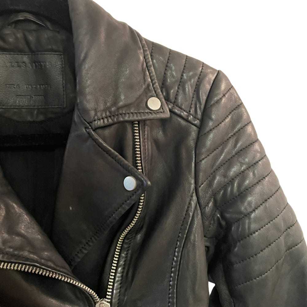All Saints Leather biker jacket - image 8