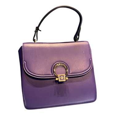 Versace Dv One leather handbag