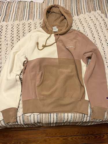 Champion Champion Beige Colorblock Hoodie