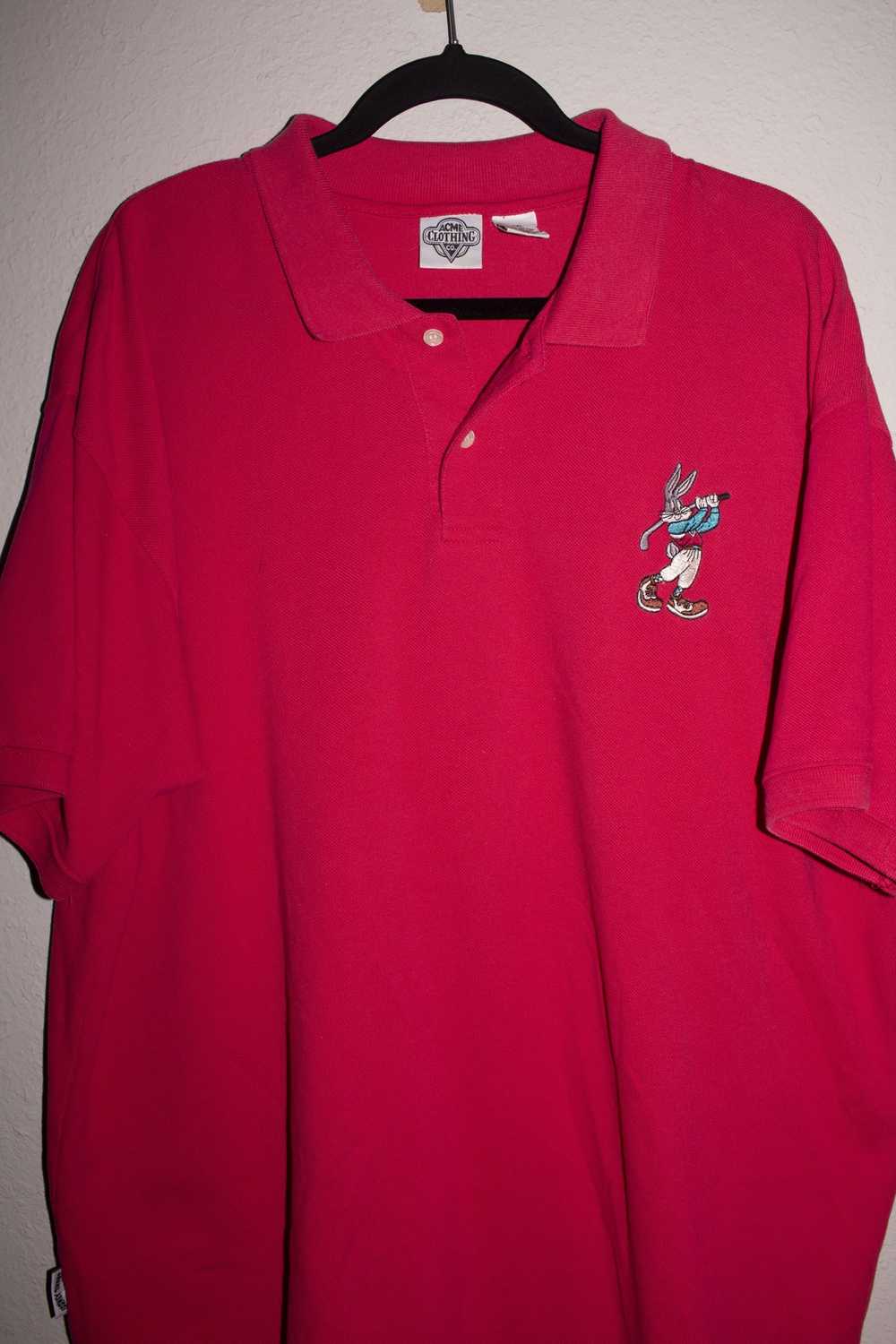 Vintage 90s Looney Tunes Bugs Bunny Embroidered G… - image 3
