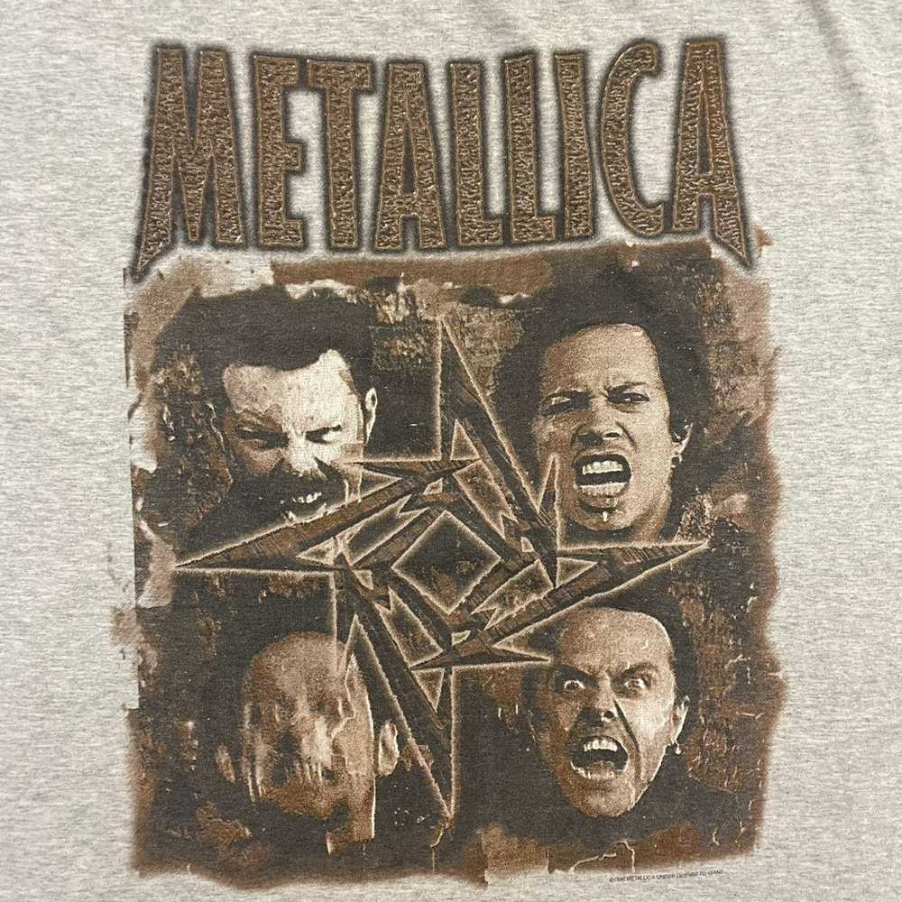 Band Tees × Metallica × Vintage Metallica band te… - image 3