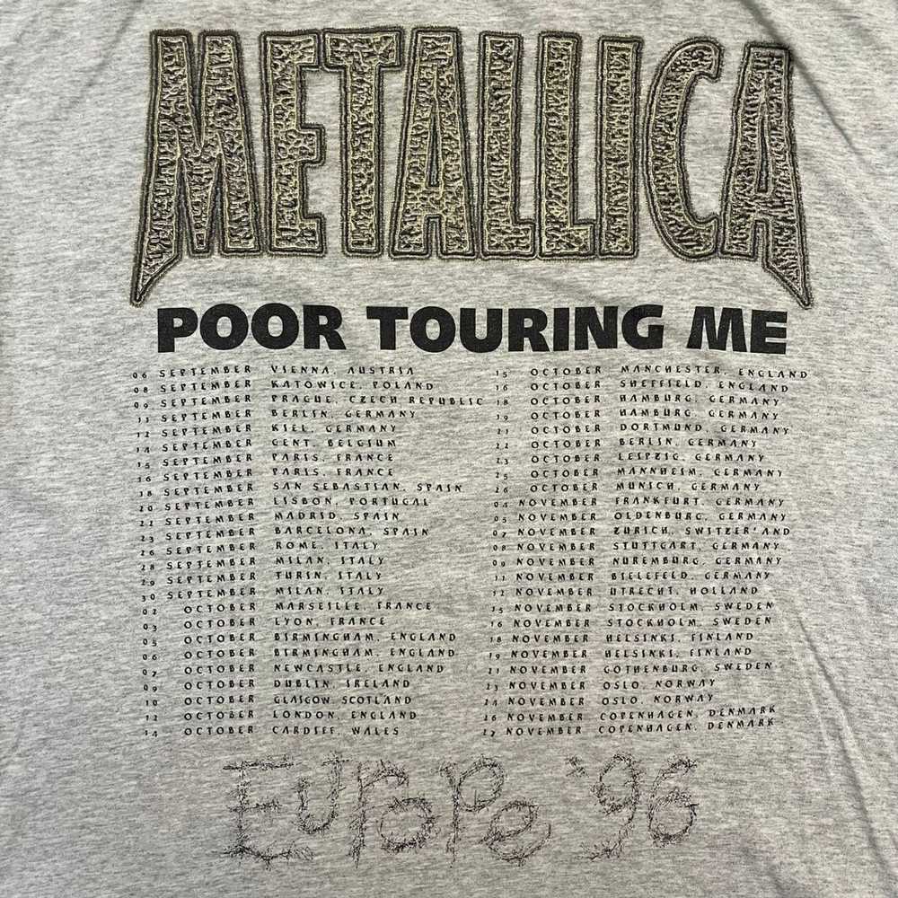 Band Tees × Metallica × Vintage Metallica band te… - image 5