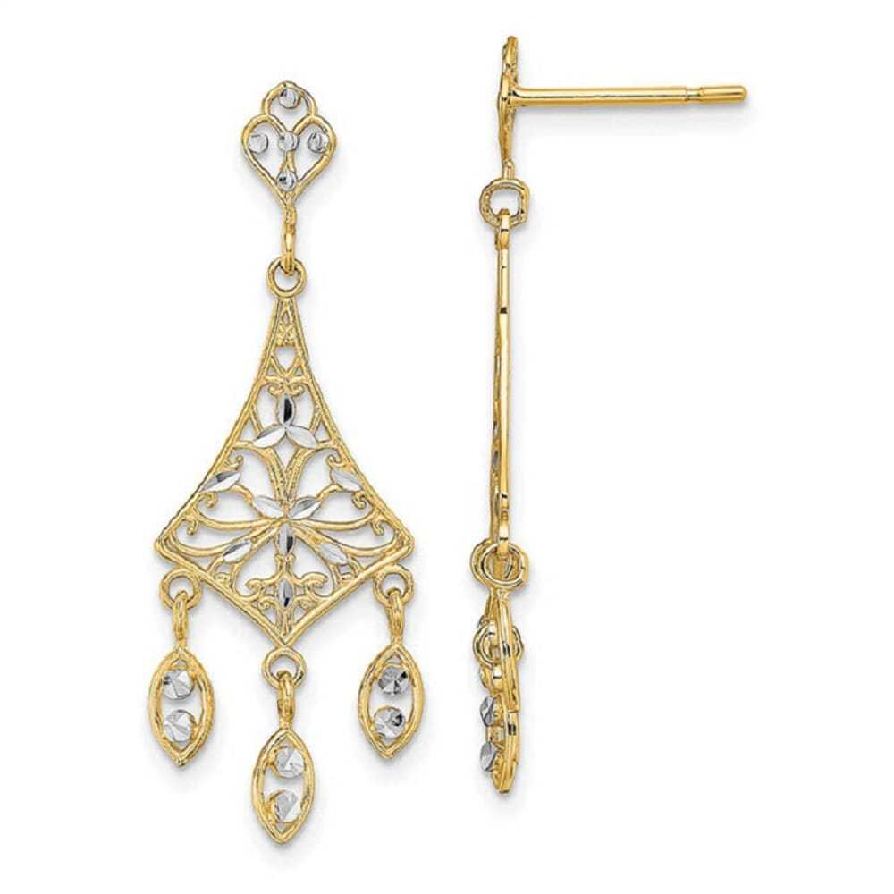 Apples of Gold Platinum earrings - image 1